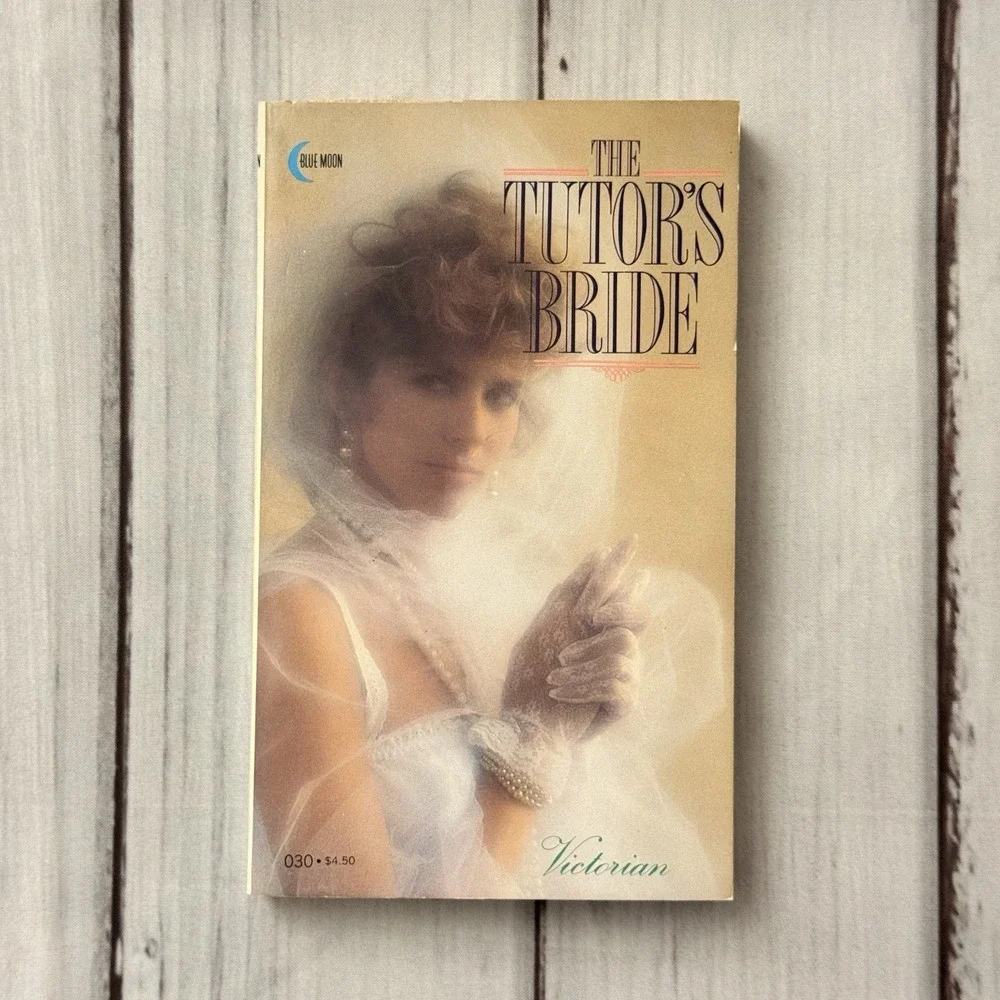 Vintage Erotic Pulp Smut PB The Tutor's‎ Bride Blue Moon 1988 Adult Sleaze PP